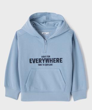 Sweat à capuche chaud avec doublure velours garçon vue1 - GEMO (ENFANT) - GEMO
