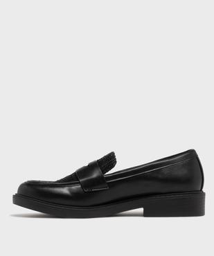 Mocassins avec dessus textile pailleté femme vue4 - FOLLOW ME - GEMO