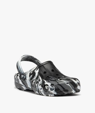 Sabots souples homme dessus perforé effet marbré - Crocs vue2 - CROCS - GEMO