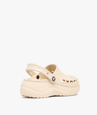 Sabots souples femme à semelle plateforme et dessus perforé Bayaband - Crocs vue4 - CROCS - GEMO