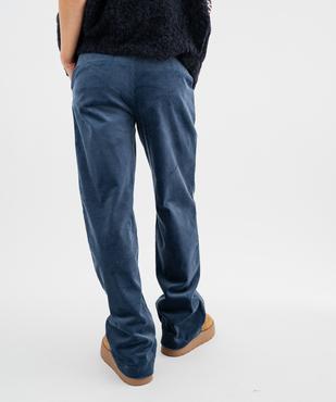 Pantalon straight en velours femme vue4 - GEMO(FEMME PAP) - GEMO