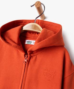 Sweat zippé à capuche bébé garçon vue2 - GEMO 4G BEBE - GEMO