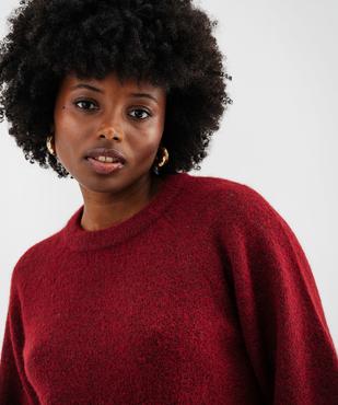 Pull manches courtes ample et douillet femme vue2 - GEMO(FEMME PAP) - GEMO