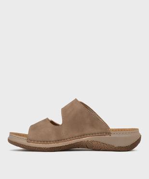 Mules deux brides spéciales confort femme vue3 - G'FLEX - GEMO