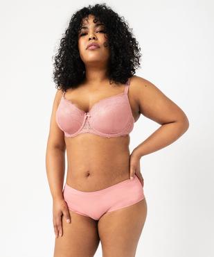 Soutien-gorge grande taille à armatures et coques fines  vue3 - GEMO(HOMWR FEM) - GEMO