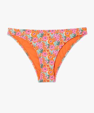 Bas de maillot de bain à motifs fleuris femme vue4 - GEMO 4G FEMME - GEMO
