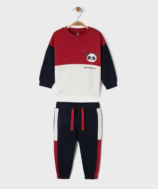 Ensemble 2 pièces sweat et jogging en molleton douillet bébé garçon vue5 - GEMO(BEBE DEBT) - GEMO
