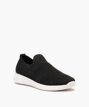 Baskets homme style chaussettes en maille unie vue2 - GEMO (SPORTSWR) - GEMO