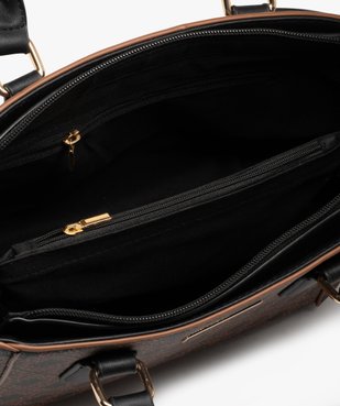 Sac à main imprimé à bandoulière amovible femme vue3 - GEMO (ACCESS) - GEMO