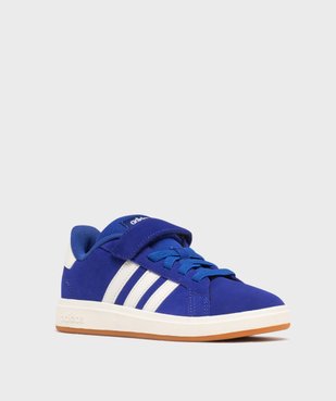 Baskets en cuir suédé Grand Court 2000 garçon - Adidas vue2 - ADIDAS - GEMO
