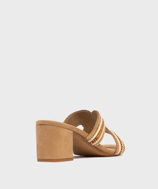 Mules à talon et brides à chaines femme vue5 - VALENTINA BALDA - GEMO