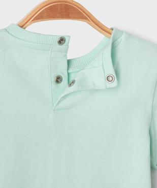 Tee-shirt manches courtes avec motif estival bébé garçon vue2 - GEMO 4G BEBE - GEMO