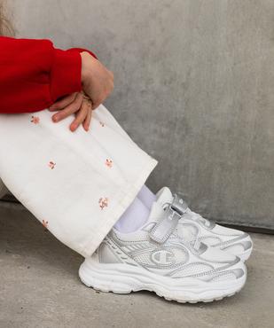 Baskets basses à scratch bicolores fille - Champion vue1 - CHAMPION USA - GEMO