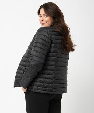 Doudoune femme grande taille matelassage fin avec col montant vue3 - GEMO 4G GT - GEMO