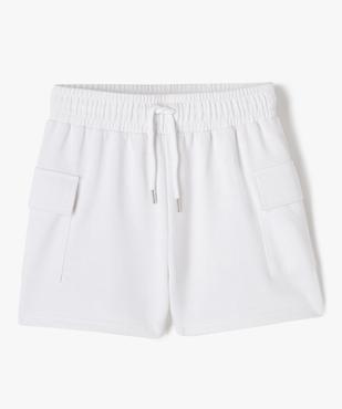Short en maille ample avec poches à rabat fille vue1 - GEMO (JUNIOR) - GEMO