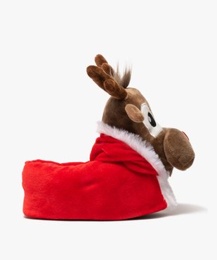 Chaussons garçon 3D spécial Noël en forme de renne vue1 - GEMO 4G GARCON - GEMO