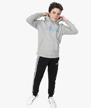 Sweat garçon à capuche avec poche kangourou - Adidas vue5 - ADIDAS - GEMO