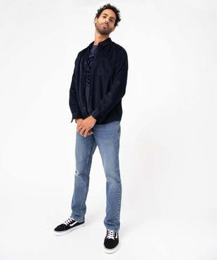 Jean coupe Regular coloris délavé homme vue6 - GEMO 4G HOMME - GEMO