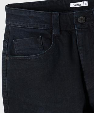 Jean loose en coton stretch garçon vue2 - GEMO (JUNIOR) - GEMO
