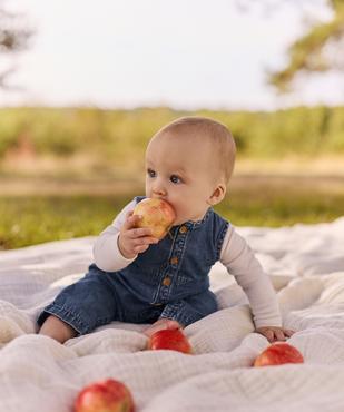Ensemble bébé garçon : salopette en jean et body - LuluCastagnette vue8 - LULUCASTAGNETTE - GEMO