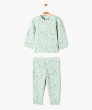 Pyjama bébé fille imprimé deux pièces vue1 - GEMO(BB COUCHE) - GEMO
