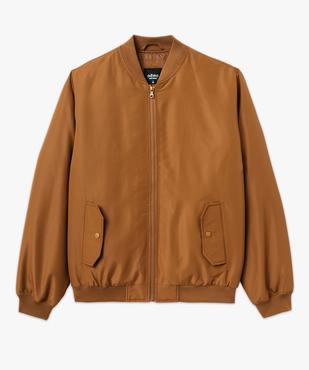Blouson zippé style bombers homme vue4 - GEMO 4G HOMME - GEMO