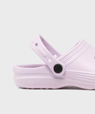 Sabots souples unis et perforés fille vue6 - GEMO (PLAGE) - GEMO