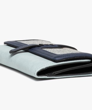 Portefeuille femme grand format multimatière vue2 - GEMO (ACCESS) - GEMO