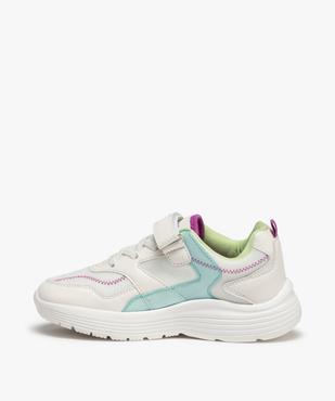 Baskets fille à lacets élastiques et scratchs - Slazenger vue3 - SLAZENGER - GEMO