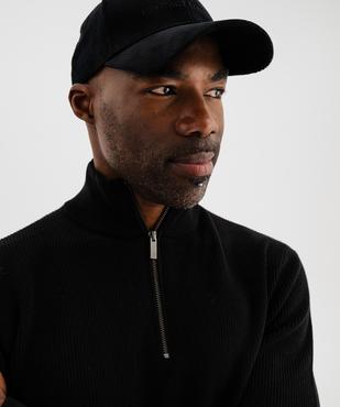 Pull en coton à col camionneur homme vue2 - GEMO (HOMME) - GEMO