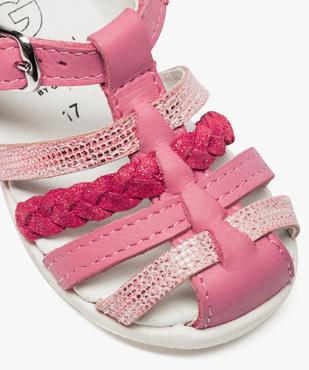 Sandales en cuir multibrides vue6 - GEMO(BEBE DEBT) - GEMO