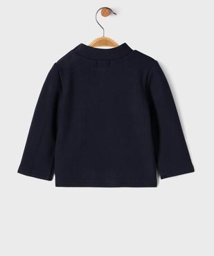 Tee-shirt manches longues chaud en maille côtelée bébé fille - LuluCastagnette vue4 - LULUCASTAGNETTE - GEMO