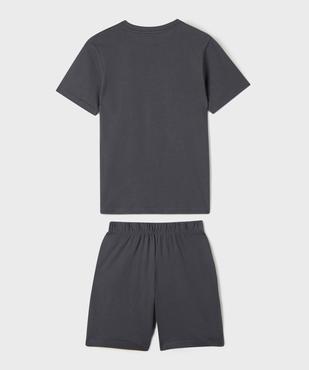 Pyjashort bicolore avec motif jeu de construction garçon - Minecraft vue3 - MINECRAFT - GEMO