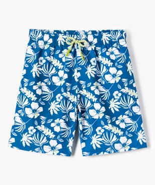 Short de bain garçon à motifs fleuris vue1 - GEMO (JUNIOR) - GEMO