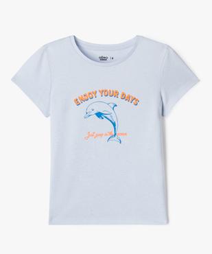 Tee-shirt manches courtes à motif fille vue1 - GEMO 4G FILLE - GEMO