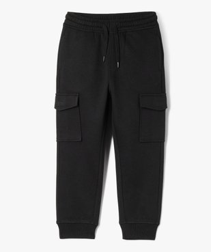 Pantalon de jogging molletonné avec poches à rabat garçon vue1 - GEMO (ENFANT) - GEMO