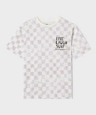 Tee-shirt manches courtes imprimé coupe oversize garçon vue1 - GEMO 4G GARCON - GEMO