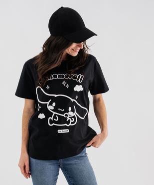 Tee-shirt manches courtes avec motif XXL femme - Cinnamoroll vue1 - HELLO KITTY - GEMO