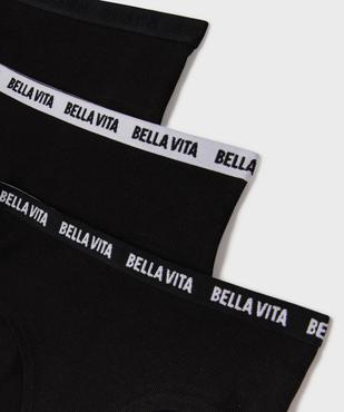 Culottes en coton stretch à large ceinture imprimée fille (lot de 3) vue2 - GEMO 4G FILLE - GEMO