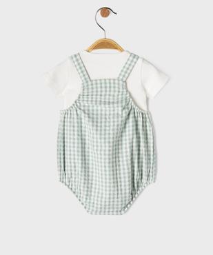 Ensemble 2 pièces bébé garçon body et barboteuse - LuluCastagnette vue6 - LULU CASTAGNETTE G4G D - GEMO