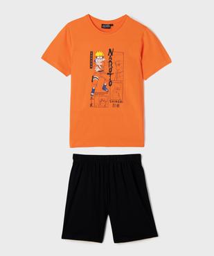 Pyjashort bicolore avec motif manga garçon - Naruto Shippuden vue1 - NARUTO - GEMO