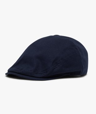 Casquette unie en coton style gavroche garçon vue1 - GEMO 4G GARCON - GEMO
