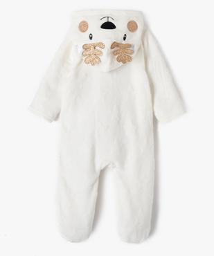 Surpyjama chaud et doux à capuche motif animal idéal Noël bébé vue5 - GEMO(BEBE DEBT) - GEMO