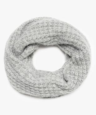 Snood femme grande longueur en maille duveteuse vue1 - GEMO (ACCESS) - GEMO