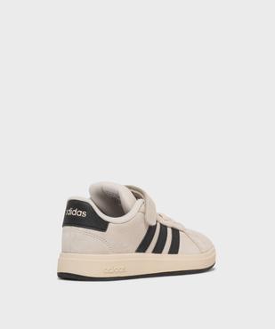 Baskets Grand Court 00s à scratch garçon - Adidas vue4 - ADIDAS - GEMO