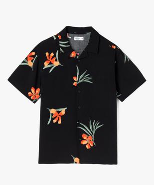 Chemise à manches courtes imprimée en viscose garçon vue5 - GEMO 4G GARCON - GEMO