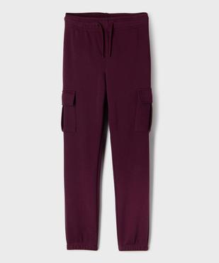 Pantalon de jogging coupe cargo garçon vue1 - GEMO (JUNIOR) - GEMO