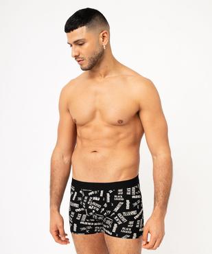 Boxers en coton stretch homme (lot de 2) vue1 - GEMO 4G HOMME - GEMO