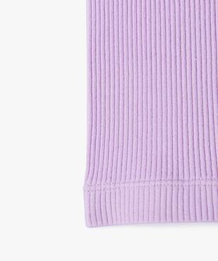 Legging court en maille côtelée extensible fille vue2 - GEMO (ENFANT) - GEMO