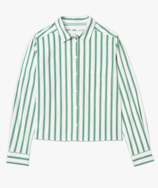 Chemise rayée ample et courte femme vue4 - GEMO(FEMME PAP) - GEMO